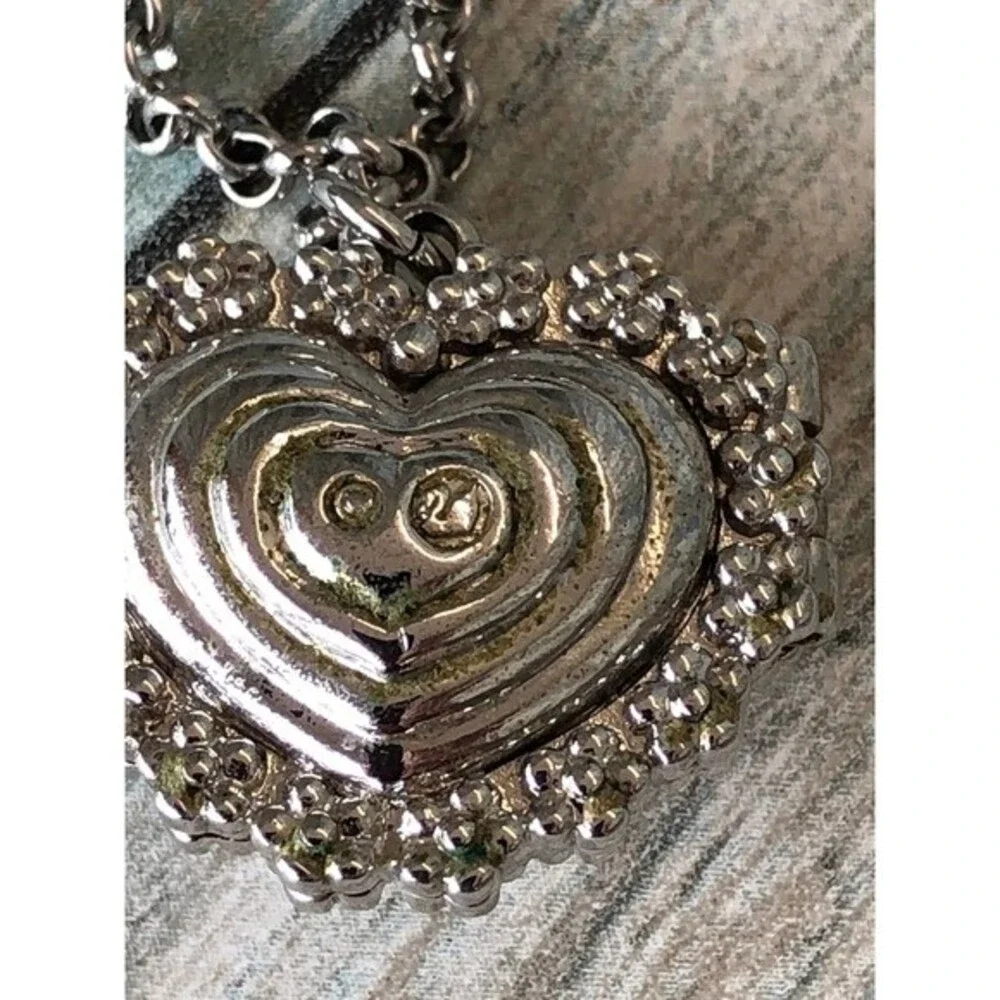 Swarovski Crystal Heart Locket Necklace